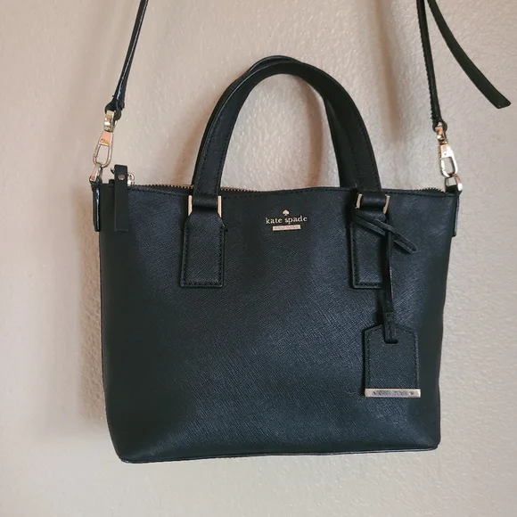 kate spade cameron street lucie crossbody bag black - Picture 4 of 9